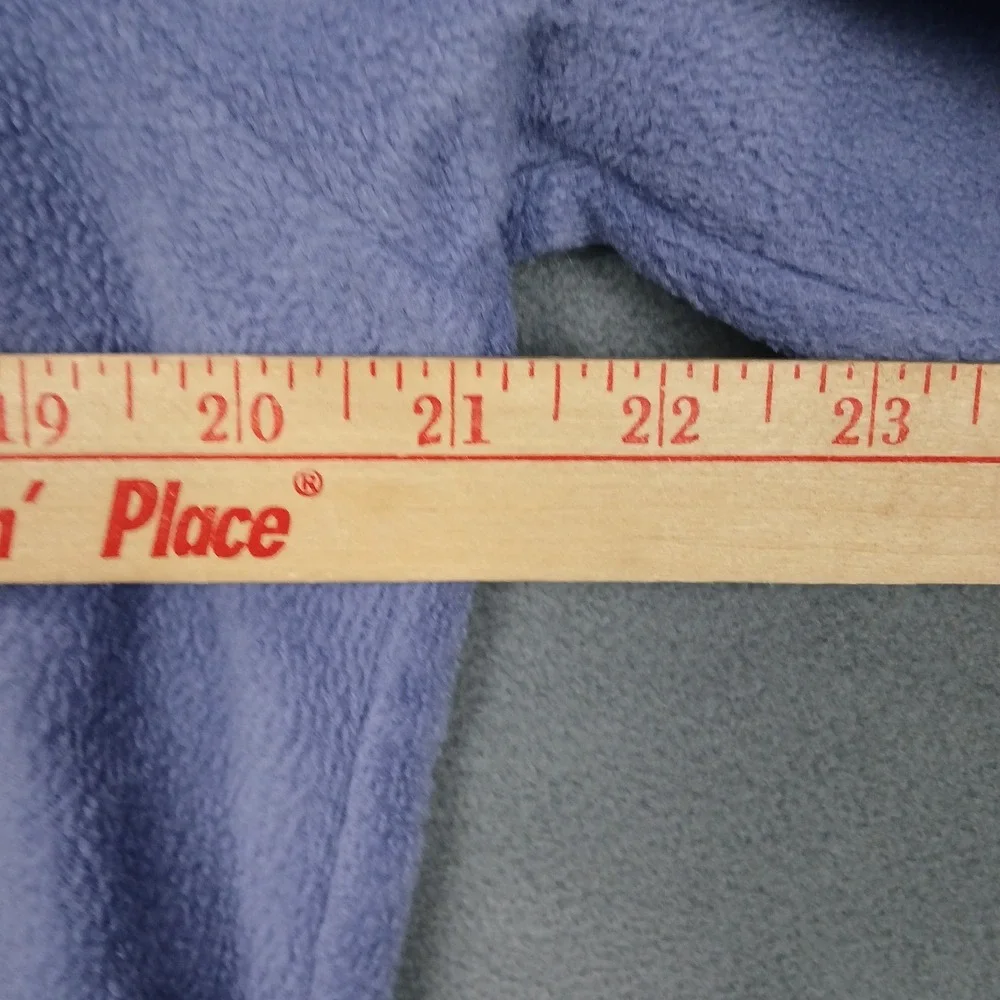 Old Navy Fleece Jacket Mens‎ Large Purple Mock Neck Quarter Zip Winter Warm Wear
